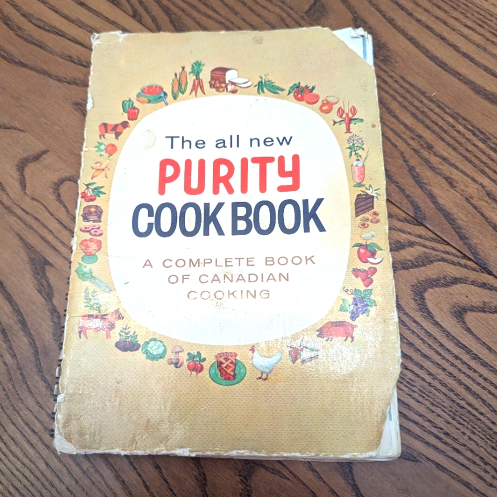 Purity Cookbook. Wire Binding. Softcover. READ - Classic Canadian Cookin…